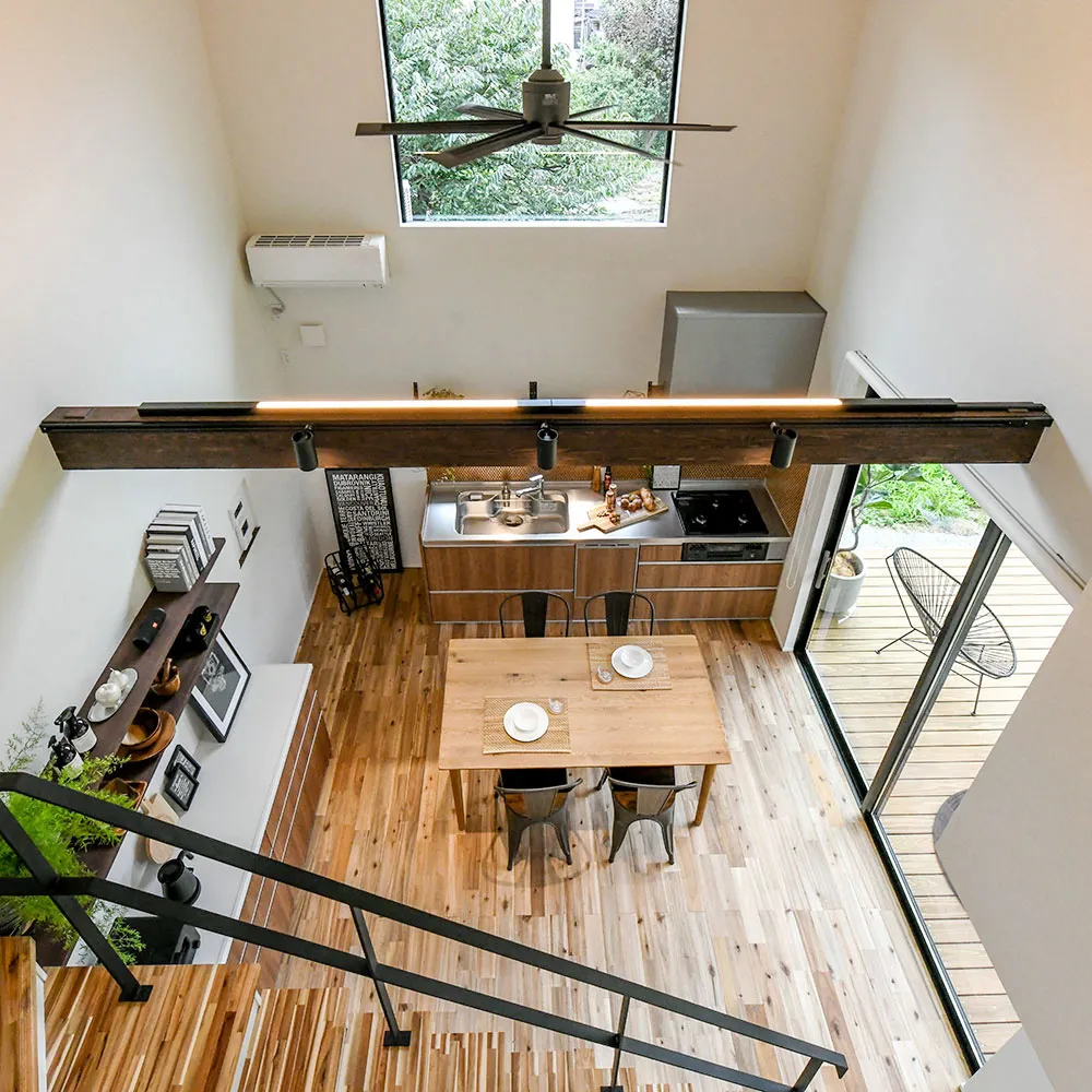 無垢フローリング施工写真